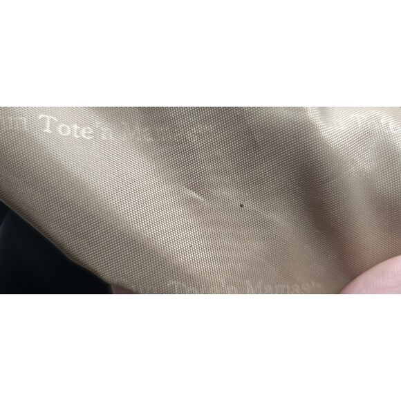 Gun Tote'n Mamas Cargo Pocket Black Leather Conceal Carry Tote Bag Turn Locks - Picture 9 of 16